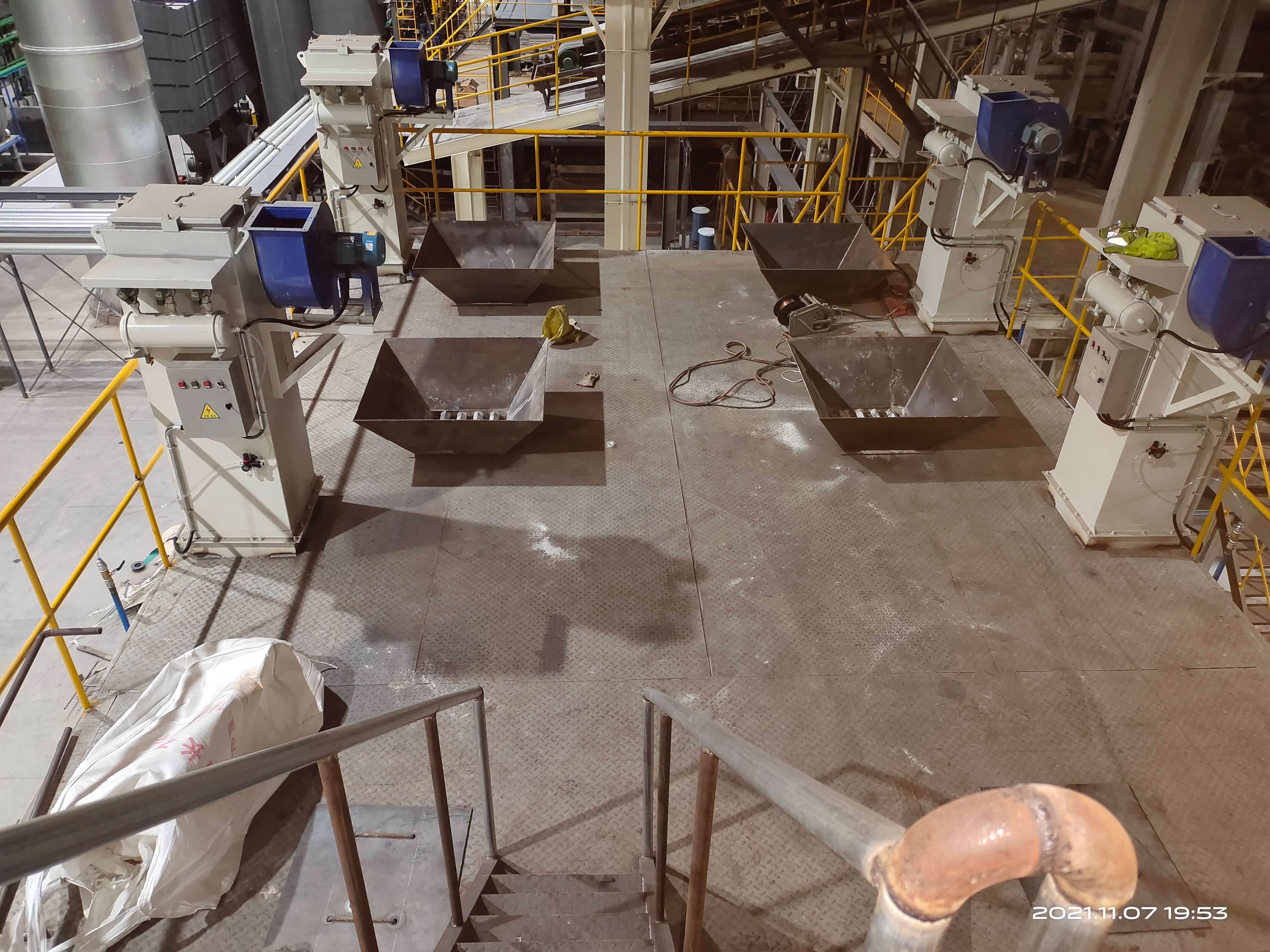 Top Side of Batching System