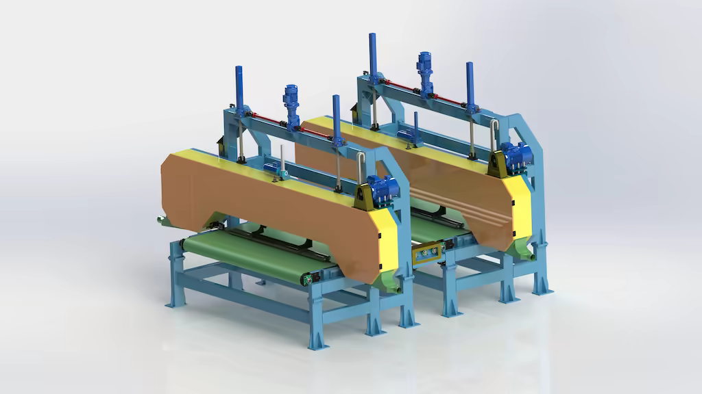 Dual Thickness Saws for accurate thickness control