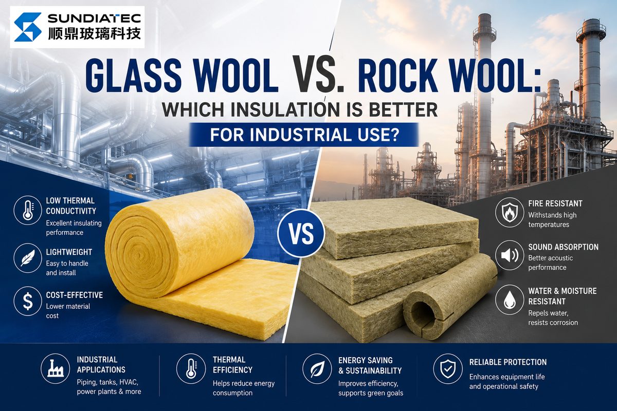 Glass Wool vs. Rock Wool: Which Insulation Is Better for Industrial Use?