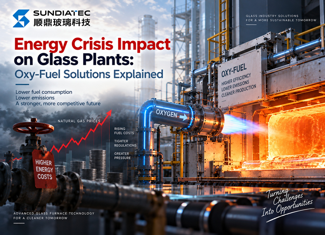 Energy Crisis Impact on Glass Plants: Oxy-Fuel Solutions Explained